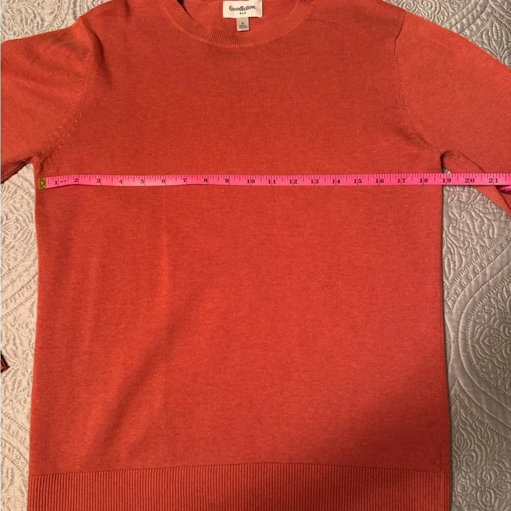 Goodfellow & Co Men's Orange Crewneck Sweater size small